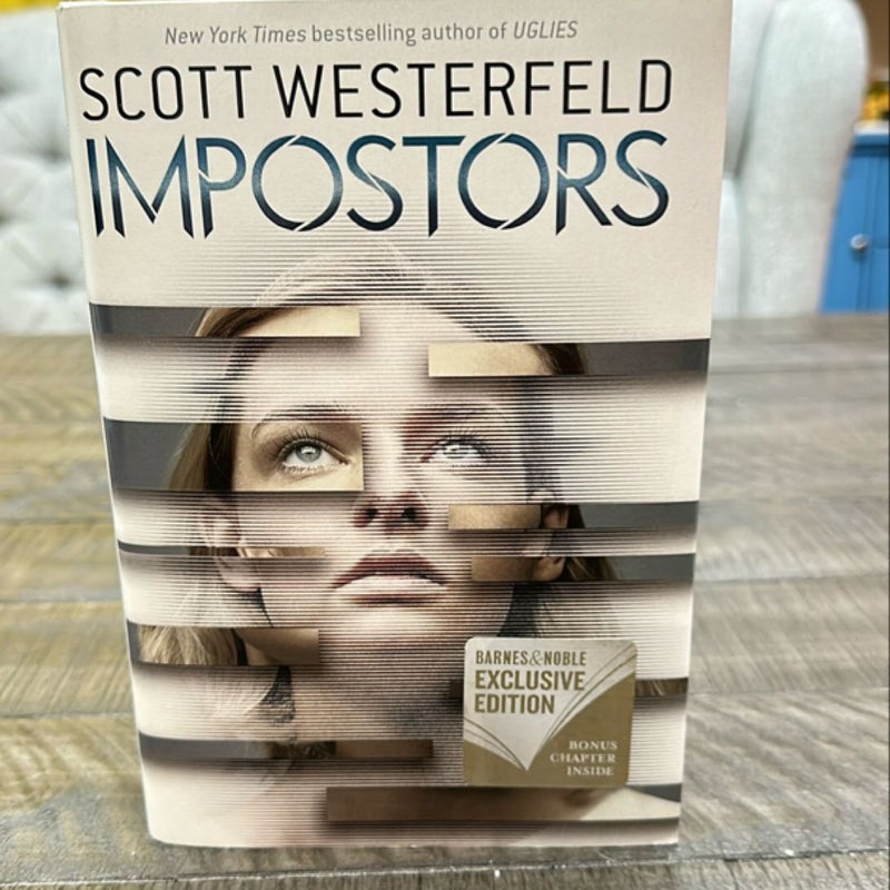 Never Reas HC-B&N Exclusive:Imposters by Scott Westerfeld