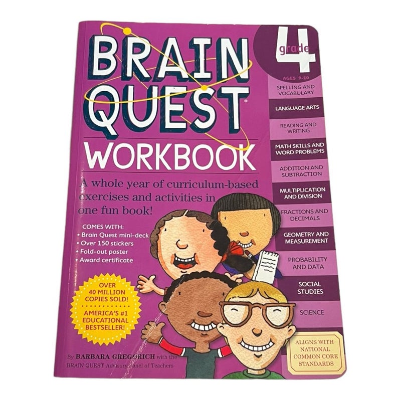 Brain Quest Workbook: 4th Grade