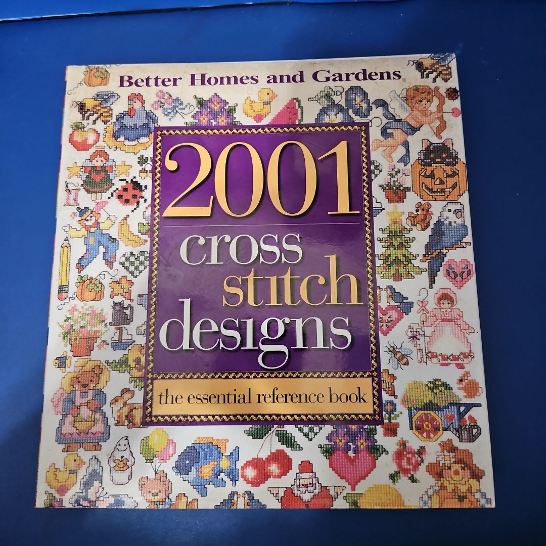 2001 Cross Stitch Designs: The Essential Reference Book By Carol Dahlstrom (Hardcover, Very Good Condition)