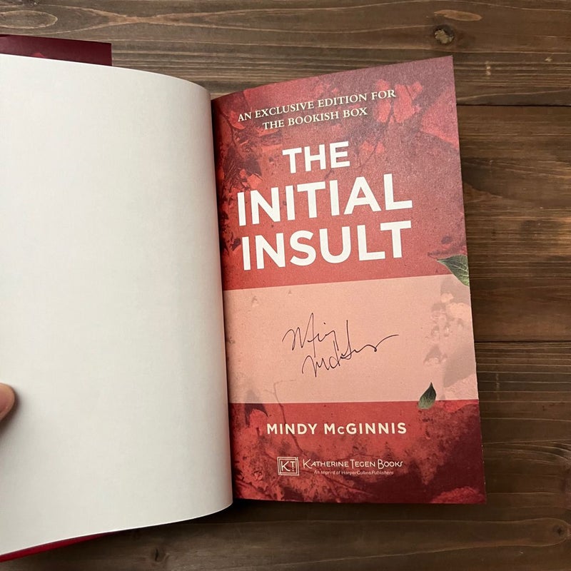 The Initial Insult (A Bookish Box Exclusive, February 2021)