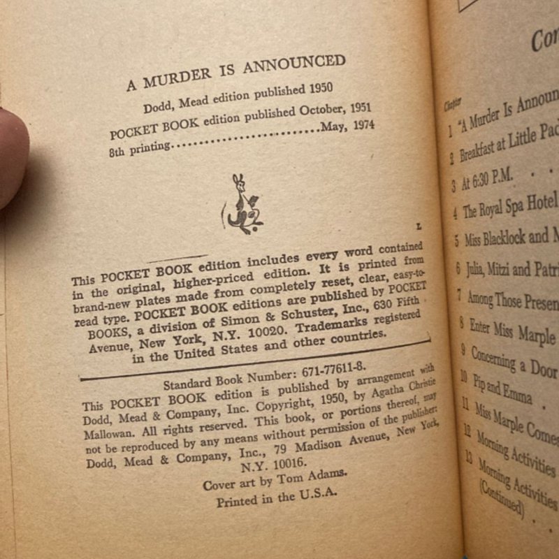 A Murder Is Announced