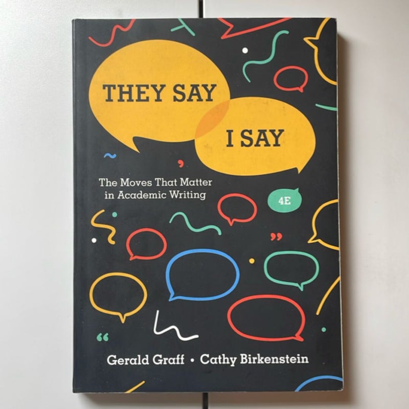 They Say / I Say