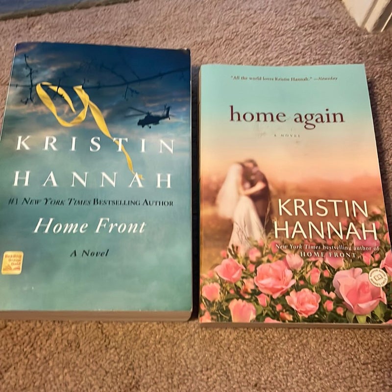 2 book bundle - Home Again and home front