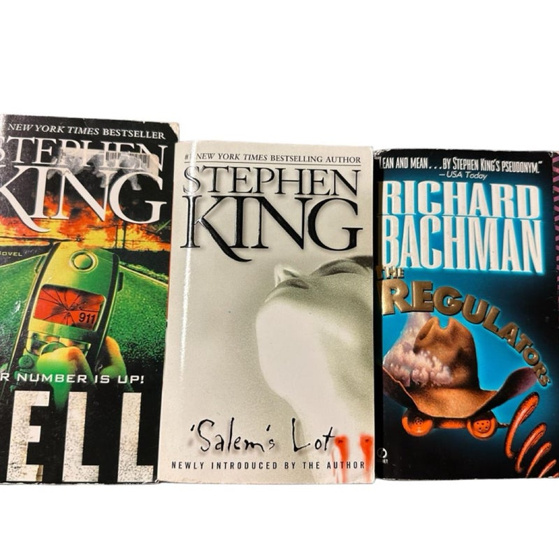 Stephen King Bachman  Paperback Lot of 16  Christine Cujo Carrie Dead Zone