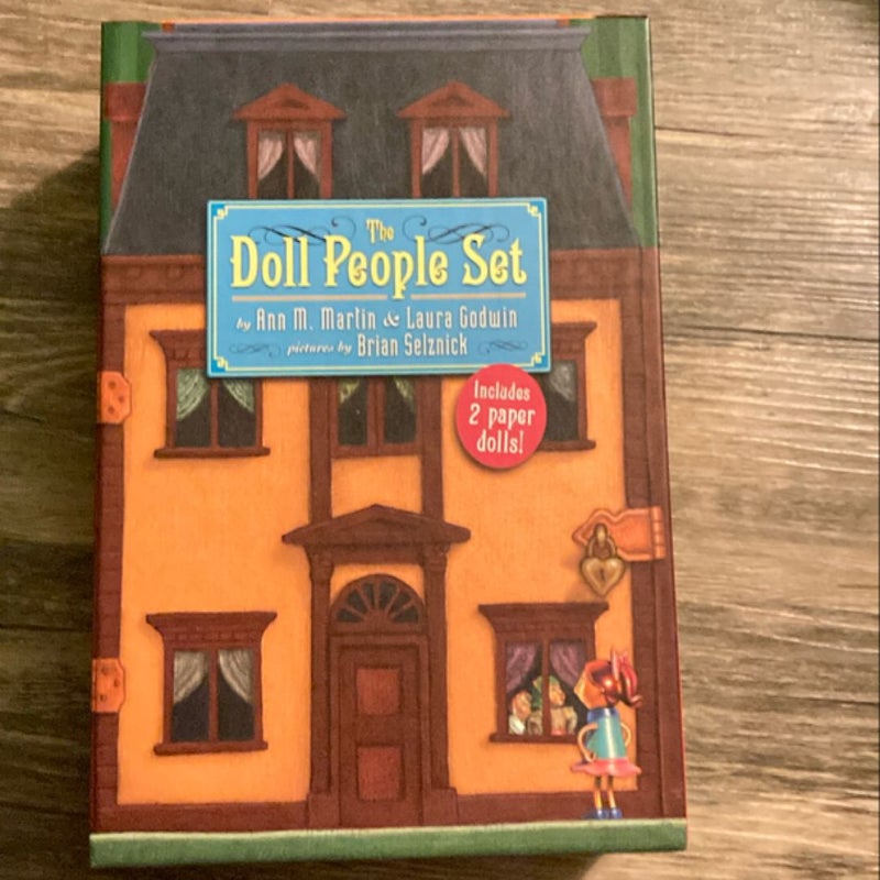 The Doll People Set [3 Book Paperback Boxed Set + Paper Dolls]