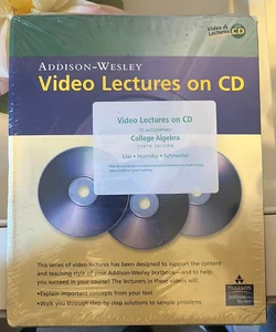 Video Lectures on CD with Optional Captioning for College Algebra