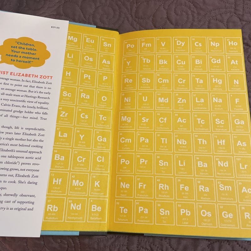 Lessons in Chemistry Barnes and Noble edition by Bonnie Garmus ...