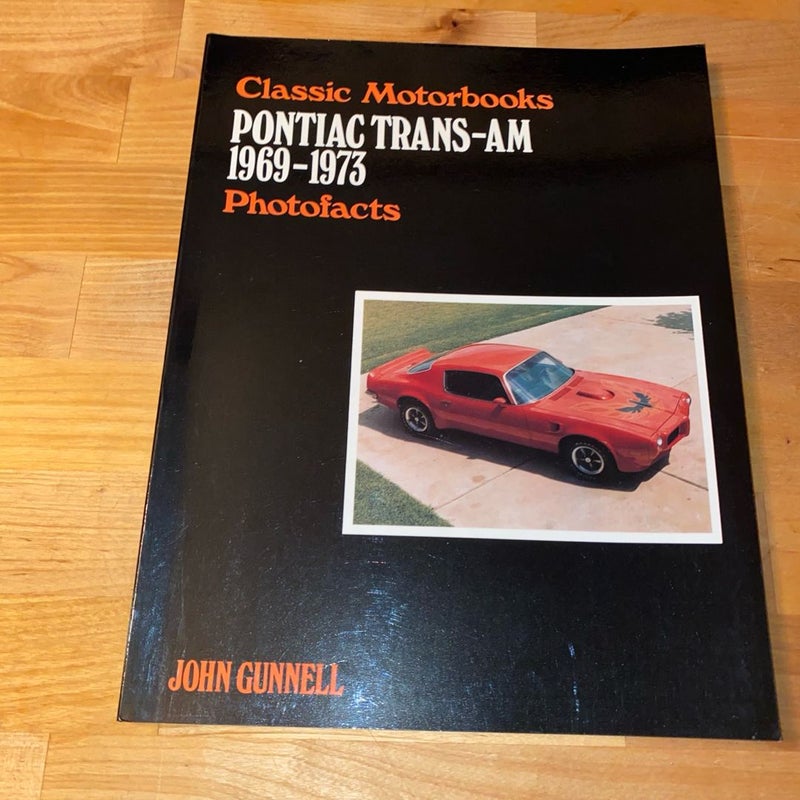 Classic Motorbooks Pontiac Trans-Am, 1969-1973