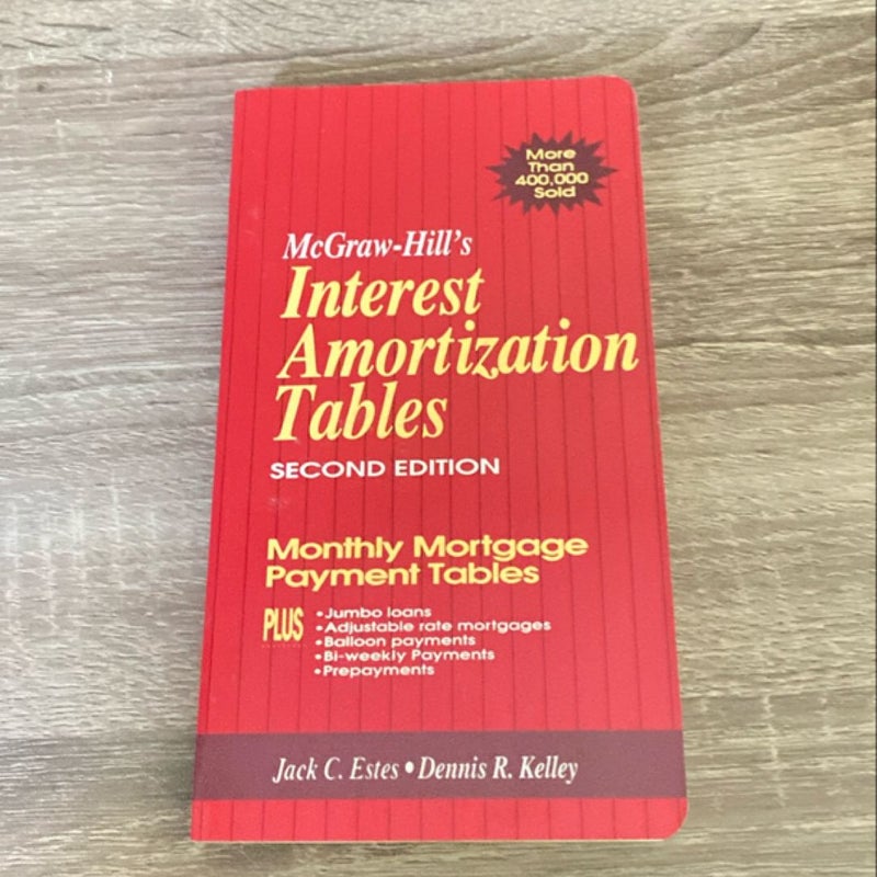McGraw-Hill's Interest Amortization Tables