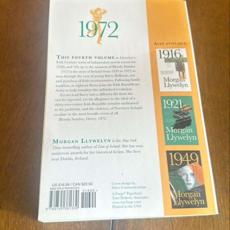 1972: a Novel of Ireland's Unfinished Revolution