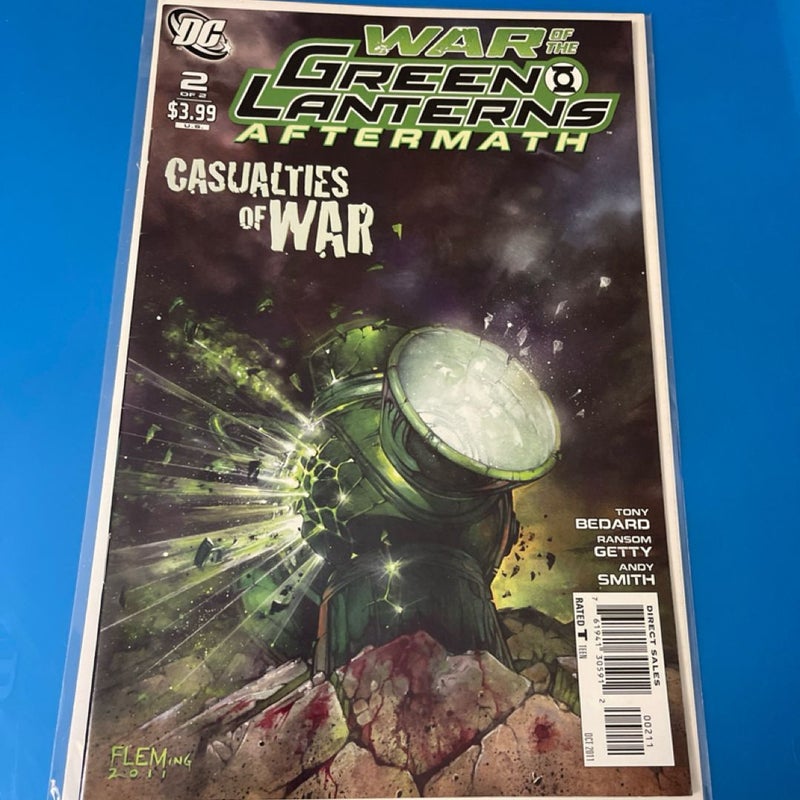 War Of The Green Lanterns Aftermath #1#2 (2011 DC) 