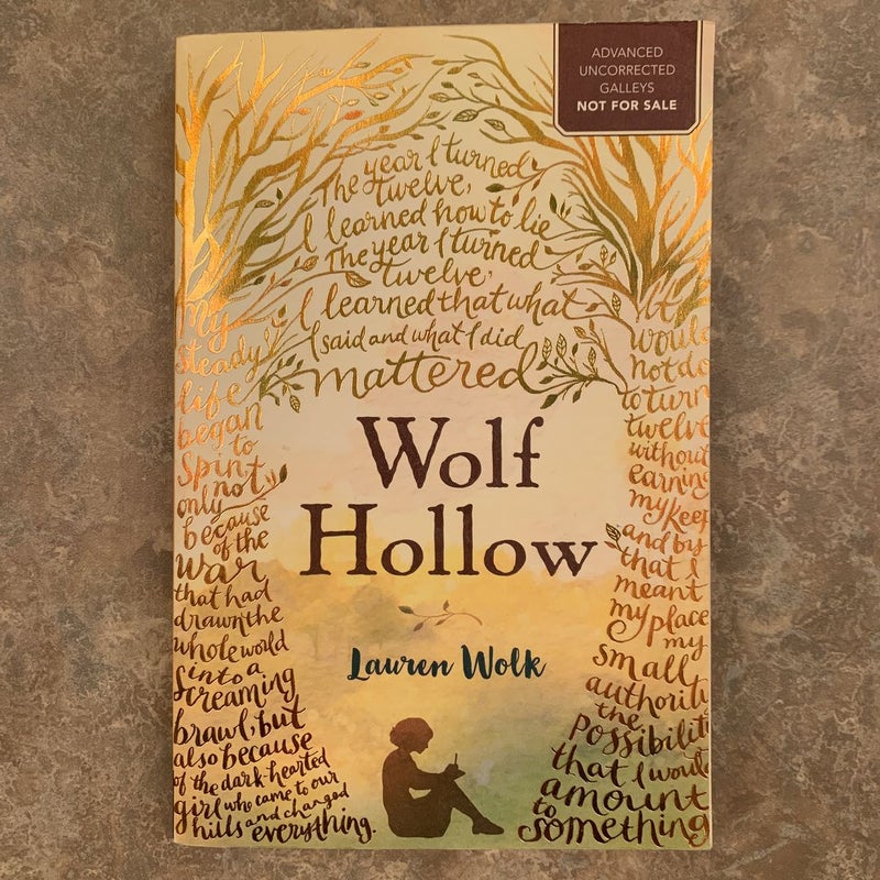 Wolf Hollow (ARC)