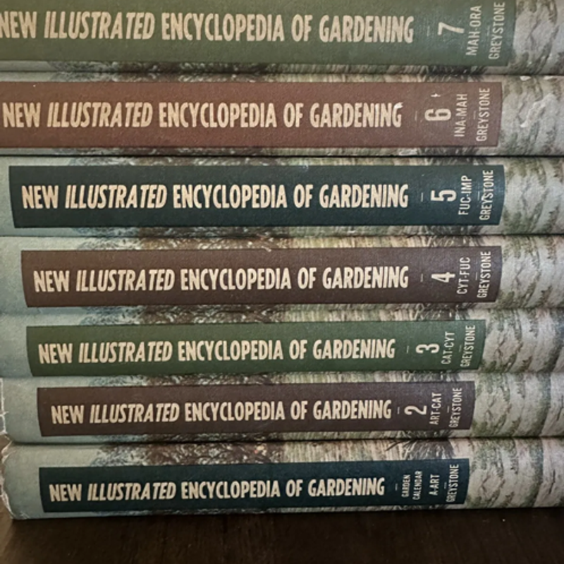New illustrated encyclopedia of gardening complete set