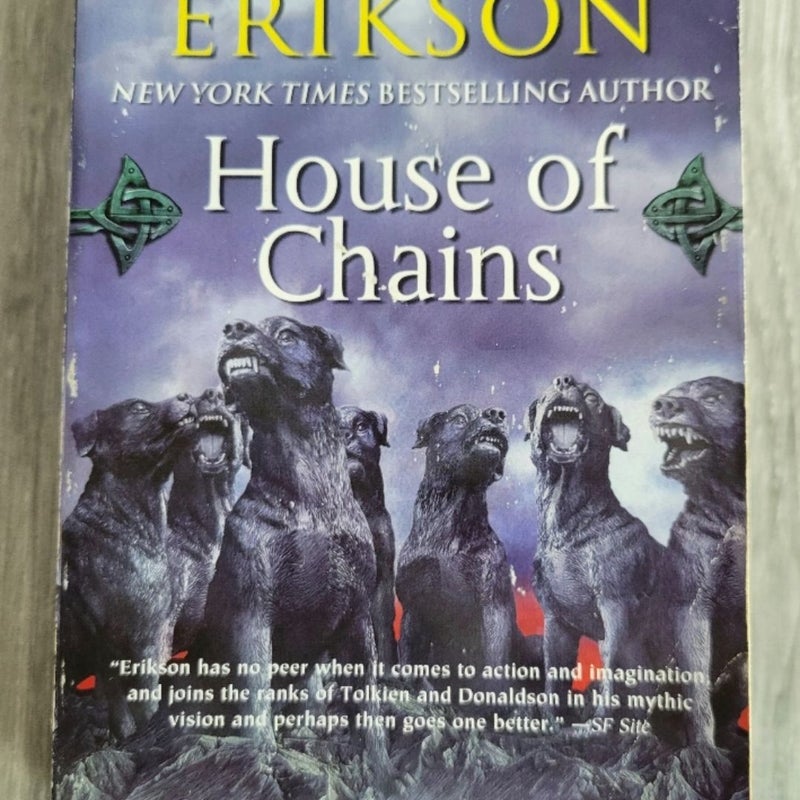 MALAZAN BOOK OF THE FALLEN SET #3, 4, 5 STEVEN ERICKSON MEMORIES CHAINS MIDNIGHT