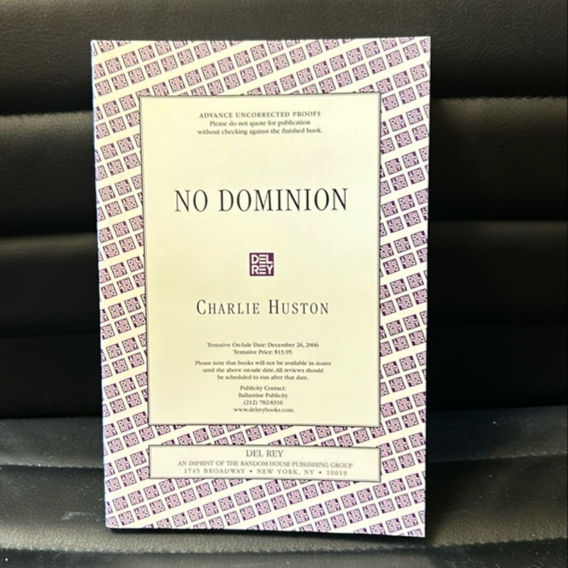 No Dominion (ARC)