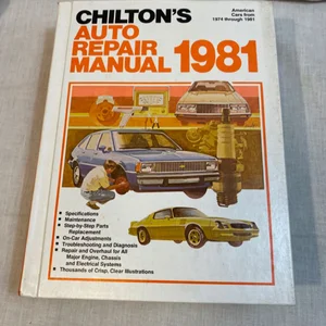 Chilton's Auto Repair Manual
