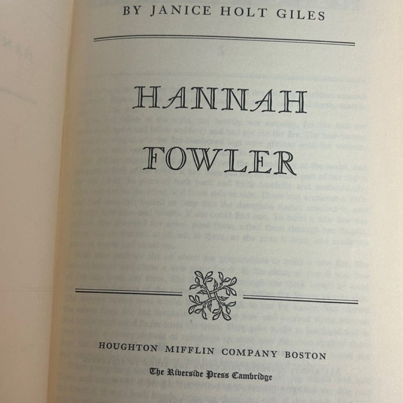 Hannah Fowler