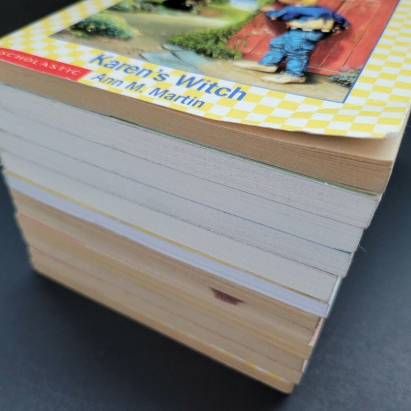 
THE BABYSITTERS CLUB VINTAGE 1980s SET OF 12 BOOKS ANN. M. MARTIN MIXED COVERS