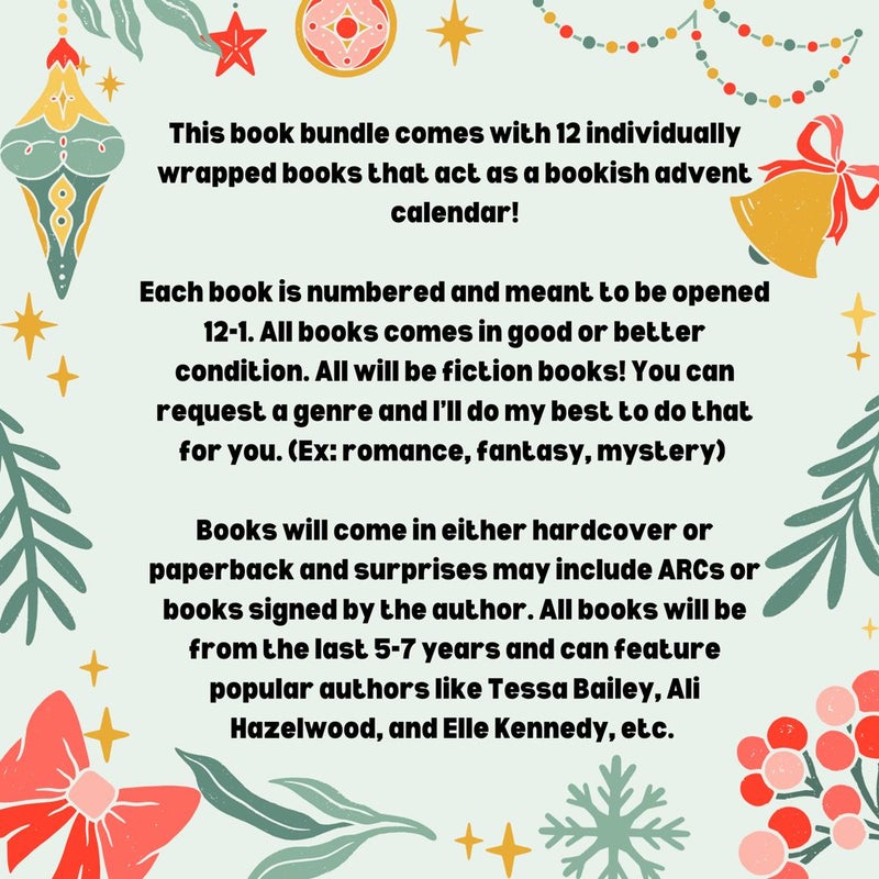 Bookish Advent Calendar 