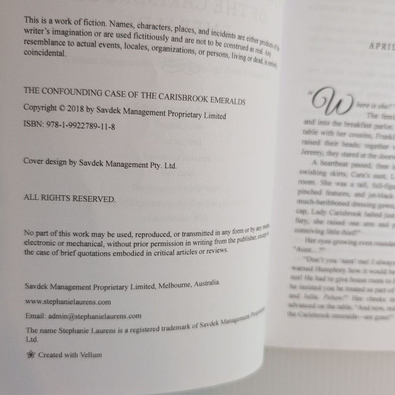 The Confounding Case of the Carisbrook Emeralds