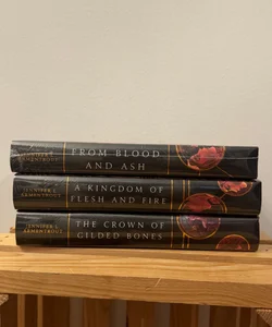 Bookish Box editions 1-3 From Blood and Ash series