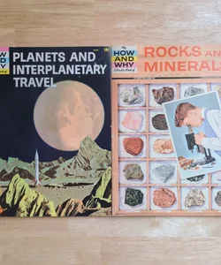 How and Why Wonder Book Bundle: Rocks & Minerals, Planets & Interplanetary Travel