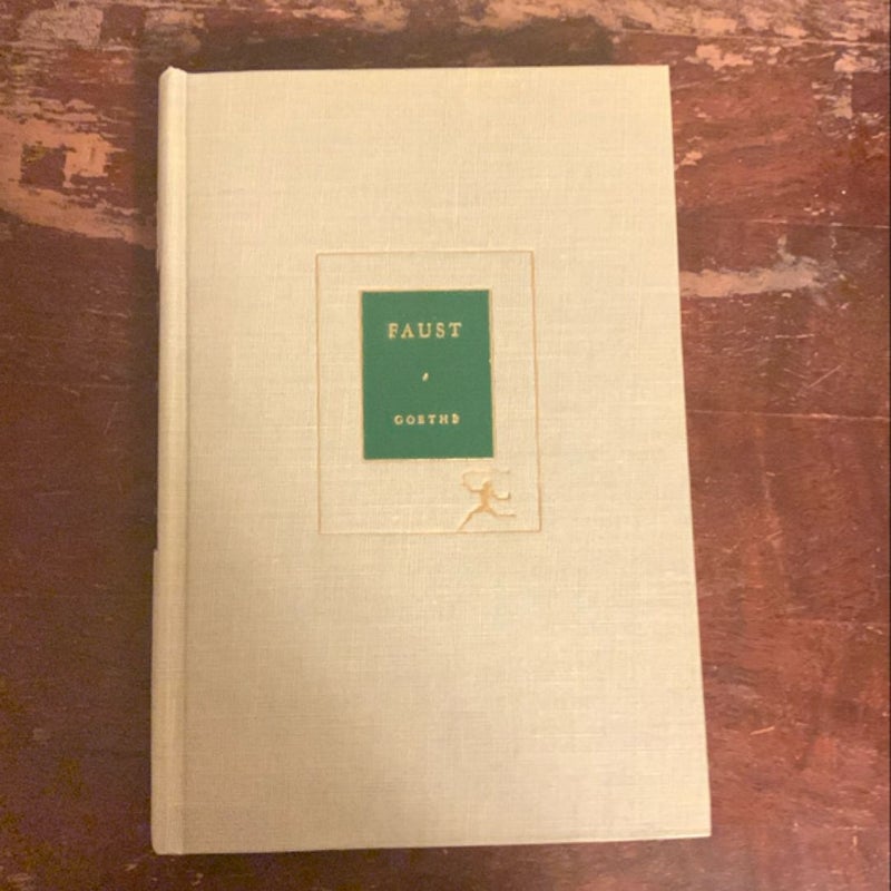 FAUST-  1950 Modern Library Hardcover!