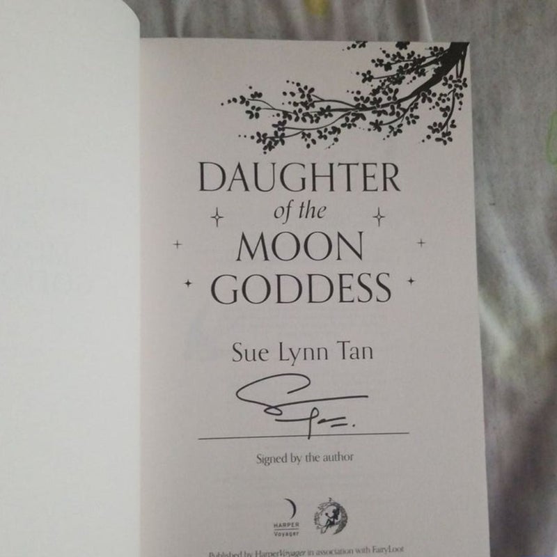 Daughter of the Moon Goddess Signed Fairyloot 