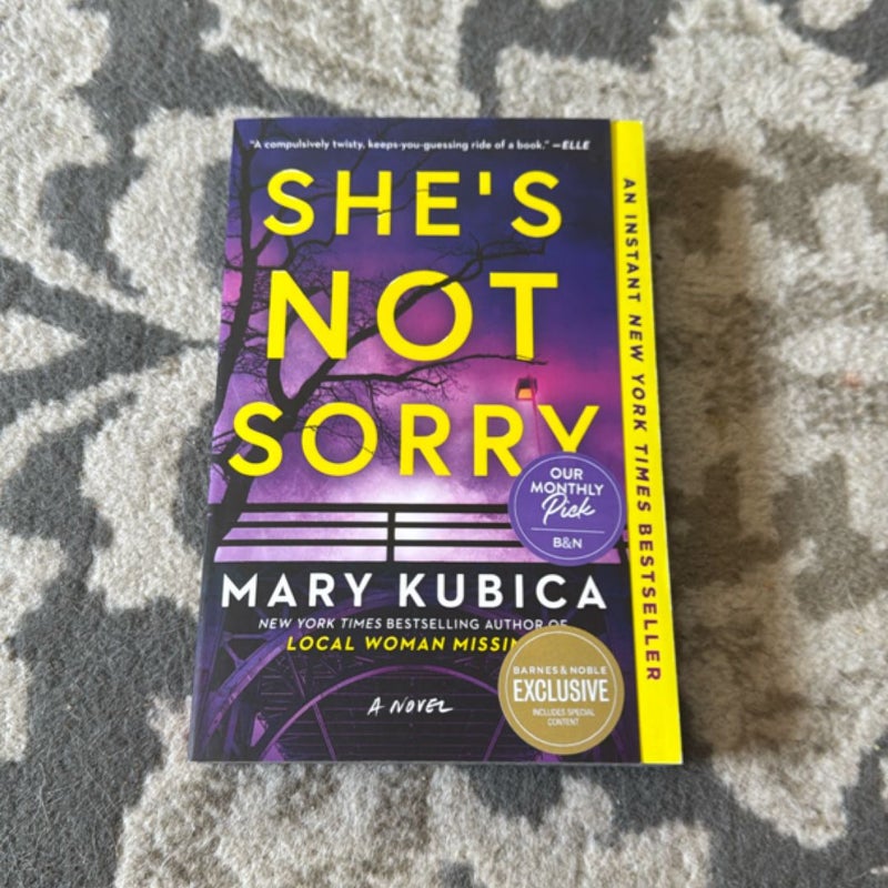 She’s Not Sorry