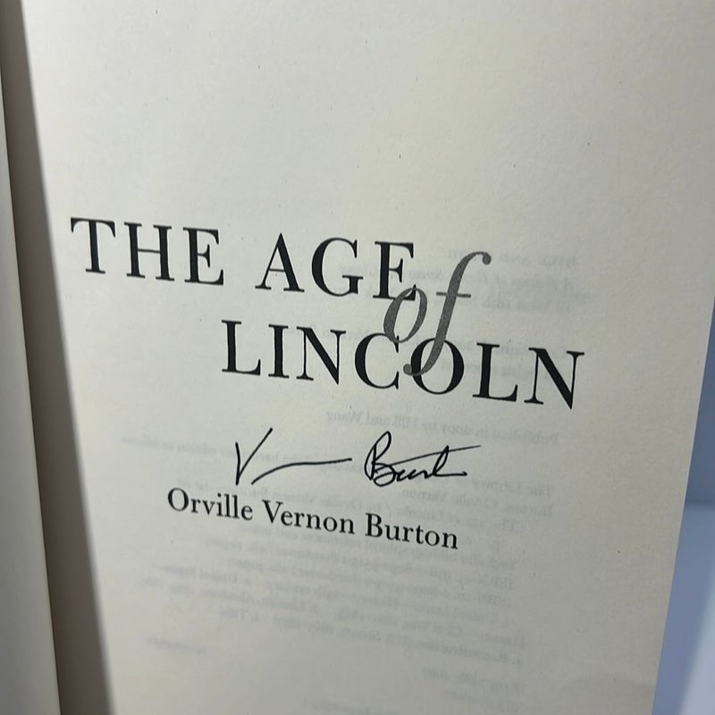 The Age of Lincoln (Signed Copy) 