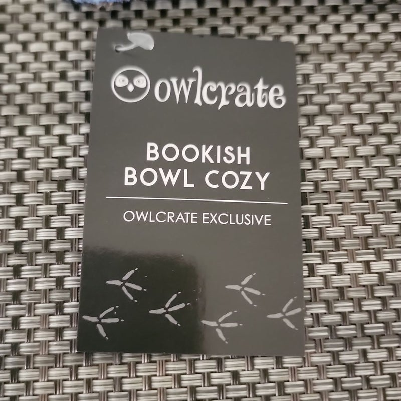 Owlcrate exclusive bowl cozy inspired by the Iron Fey Series 