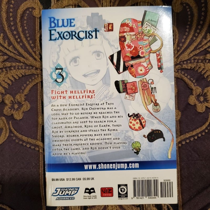 Blue Exorcist, Vol. 3