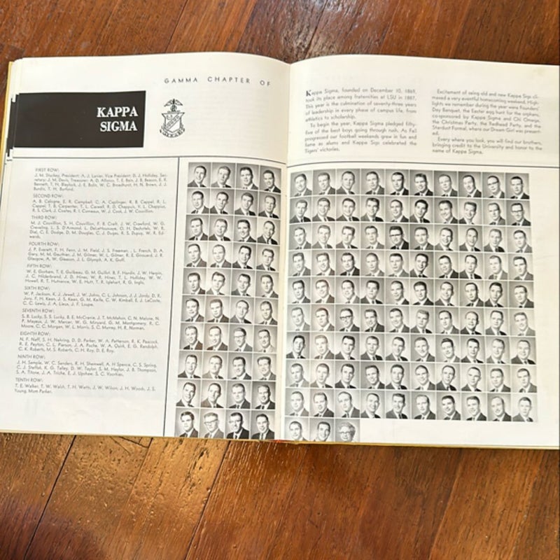 Louisiana State University LSU Yearbook 1961