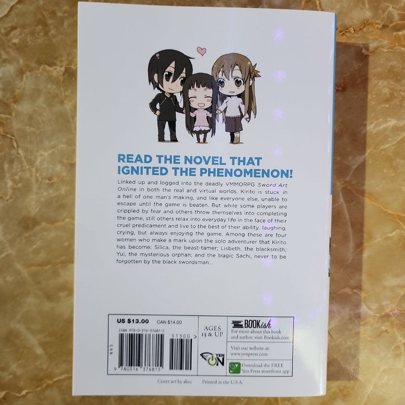 Sword Art Online 1: Aincrad (light Novel) Vol 1, 2, 3, 4, & 5