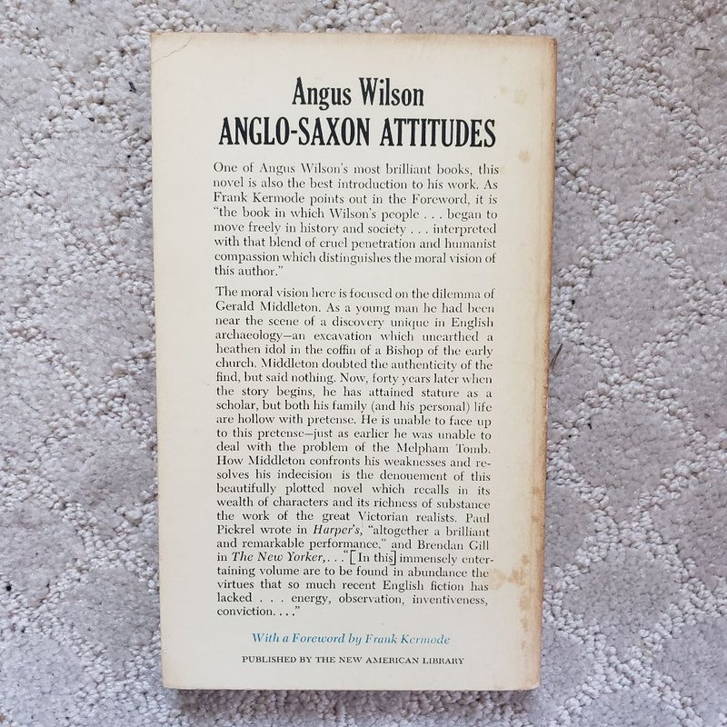 Anglo-Saxon Attitudes (1st Signet Classics Printing, 1963)