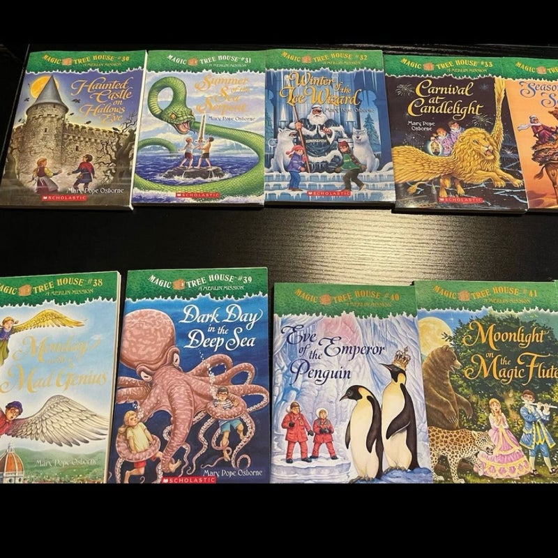 Magic Tree House Books Lot of #2-49 Missing Books 1, 21,22, 29