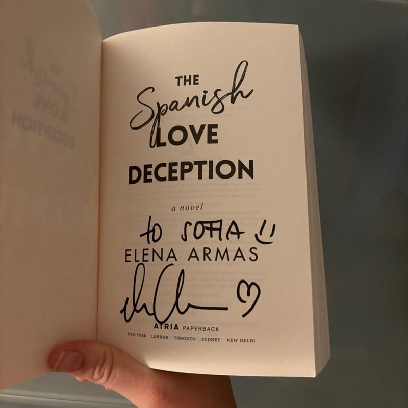 The Spanish Love Deception - Signed!
