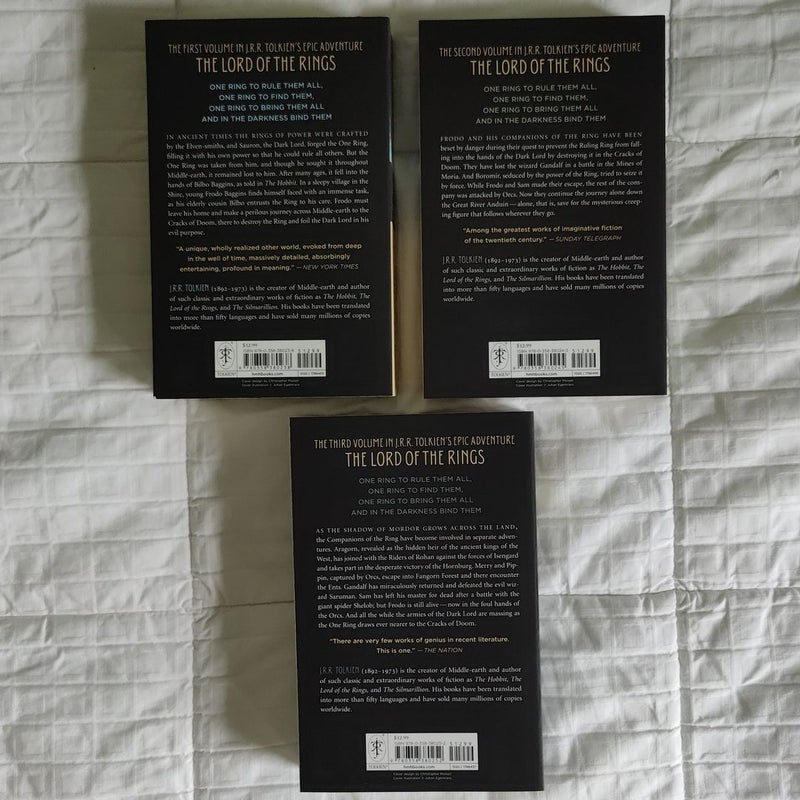 Lord of the Rings Trilogy Box Set