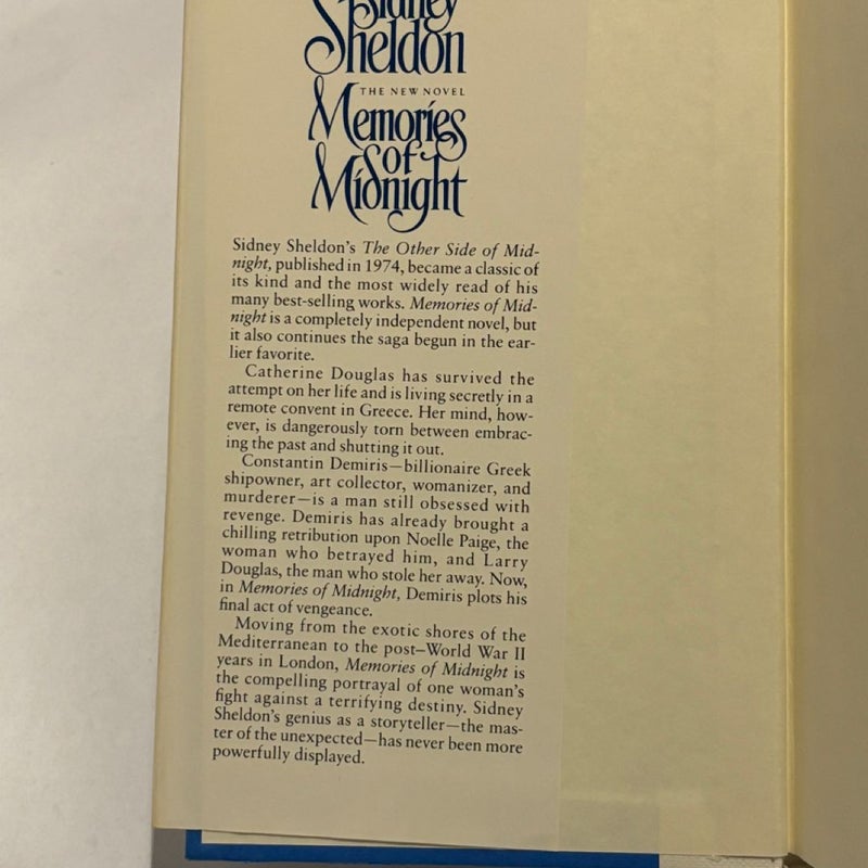 Sidney Sheldon Books Hardcover Lot Of 2