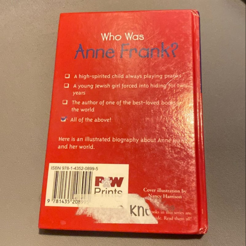 Who Was Anne Frank?