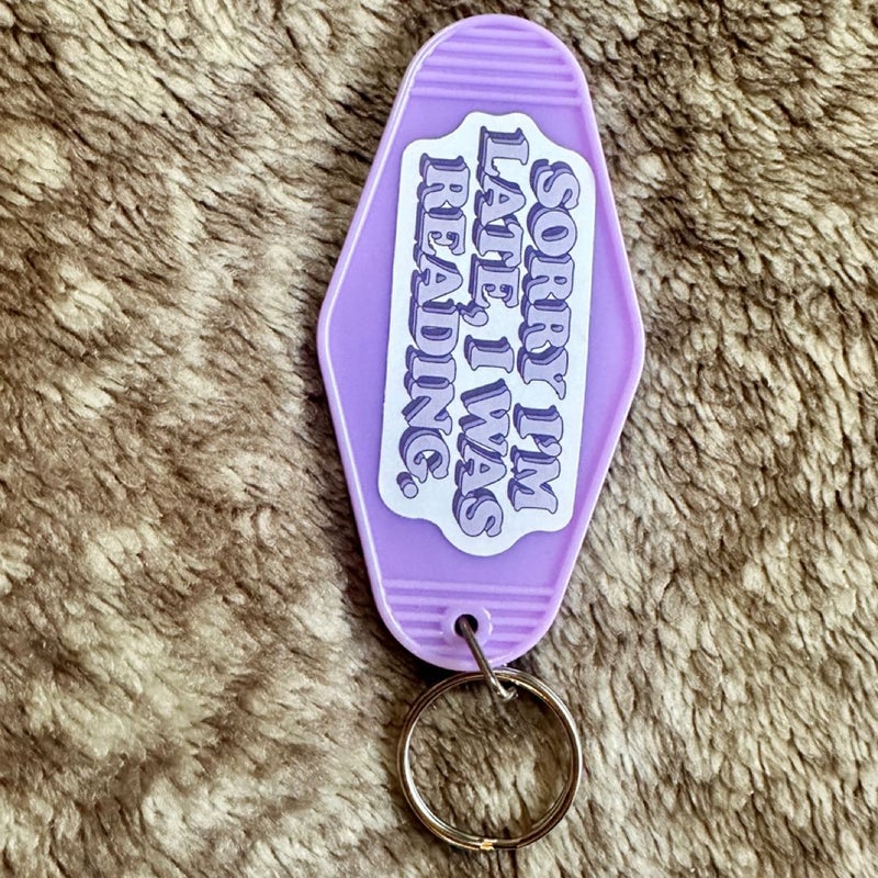 Bookish Keychain 