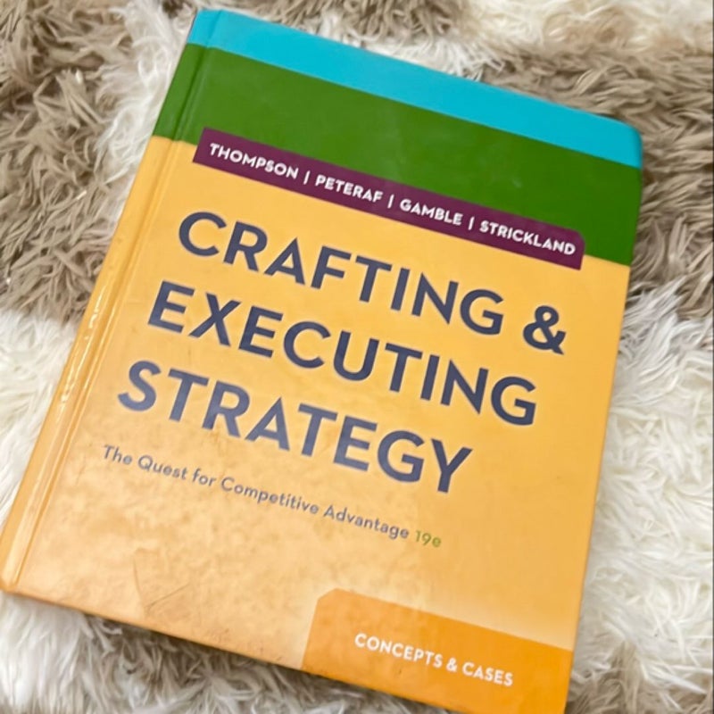 ISE Crafting & Executing Strategy: Concepts and Cases