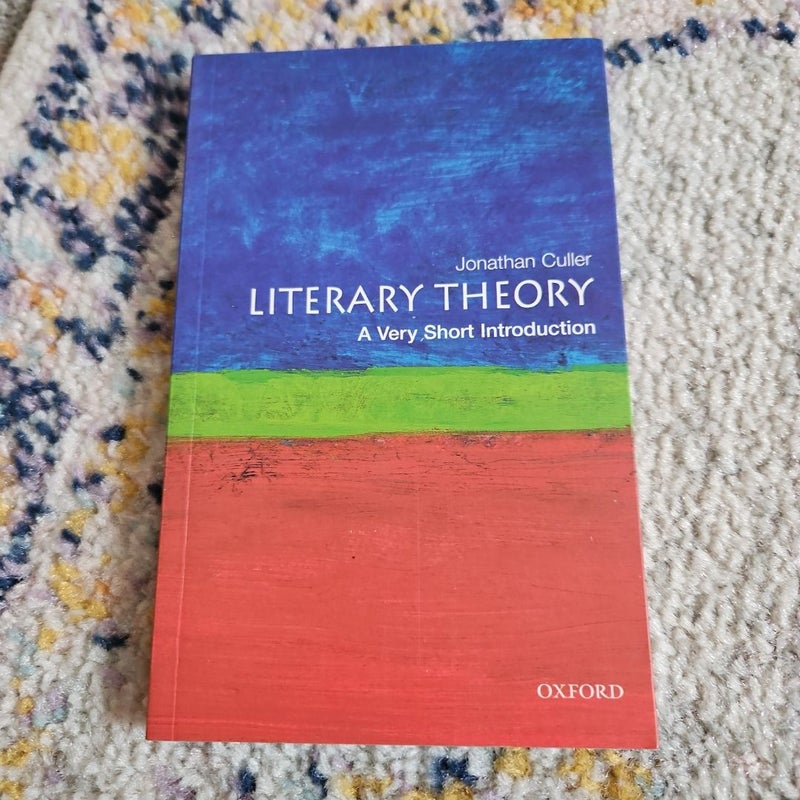 Literary Theory: a Very Short Introduction