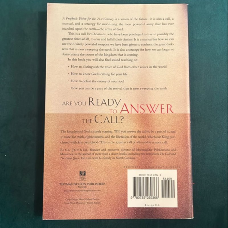 A Prophetic Vision for the 21st Century