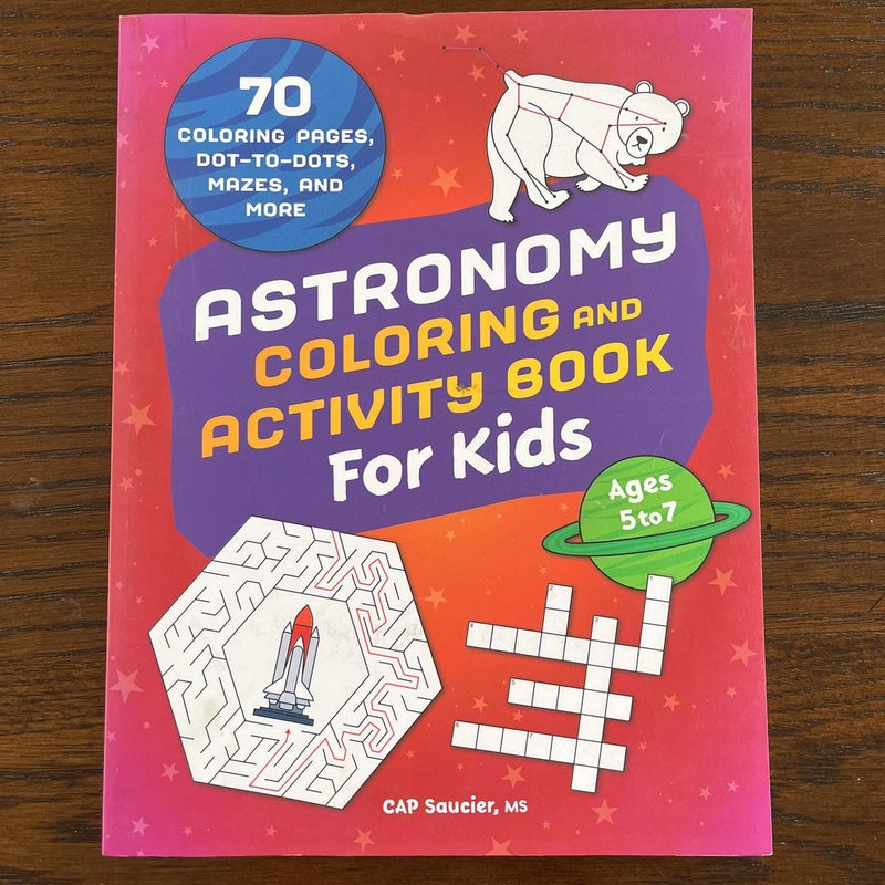 Astronomy Coloring and Activity Book for Kids