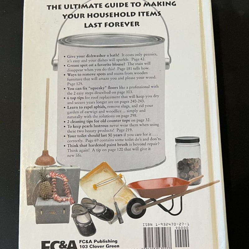 Fix It, Clean It, and Make It Last 