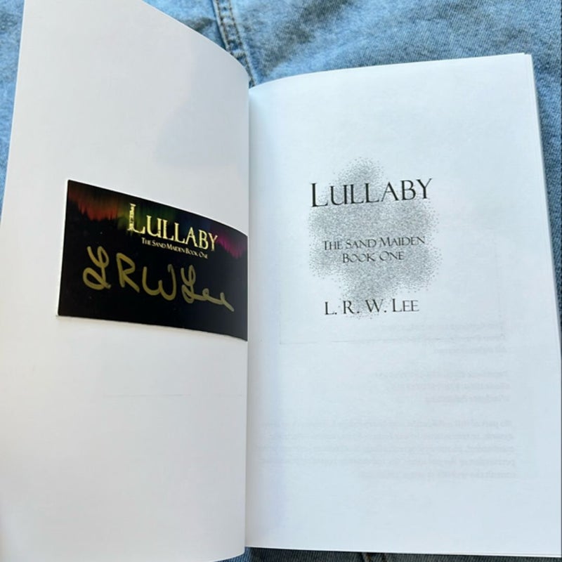 Lullaby (signed book plate) 