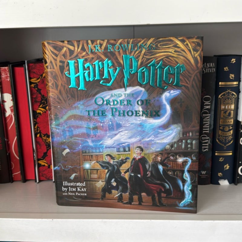 Harry Potter and the Order of the Phoenix: the Illustrated Edition (Harry Potter, Book 5) (Illustrated Edition)