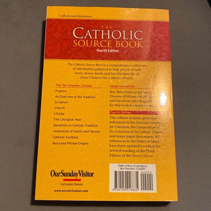 The Catholic Source Book