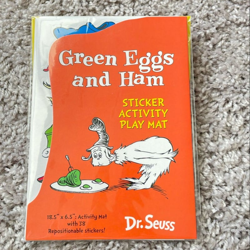 Green Eggs and Ham sticker activity 